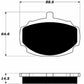 Porterfield Brake Pads for 1979 MG MGB