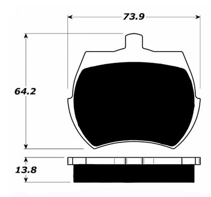 Porterfield Brake Pads for 1979 TRIUMPH TR 7 5 Speed