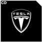 LED Logo Tesla Puddle Lights for Model 3/Y/S/X | TESERY