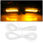 2016-2018 Chevy Camaro SS Fog Lights w/ Amber Truning Signal ABS PC