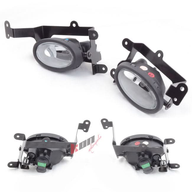 6000K Hid Fits Honda Civic 06-08 Coupe Clear Lens Fog Lights Kit RH LH