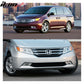 Fits 11-13 Honda Odyssey OE Front Fog Light Fog Lamp Clear Lens Pair