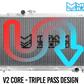 Megan Racing Radiator Triple Pass V2 for Lexus IS300 2000-2005 MT All Aluminum 50mm Heat Exchanger MR-RT-LI01-V2