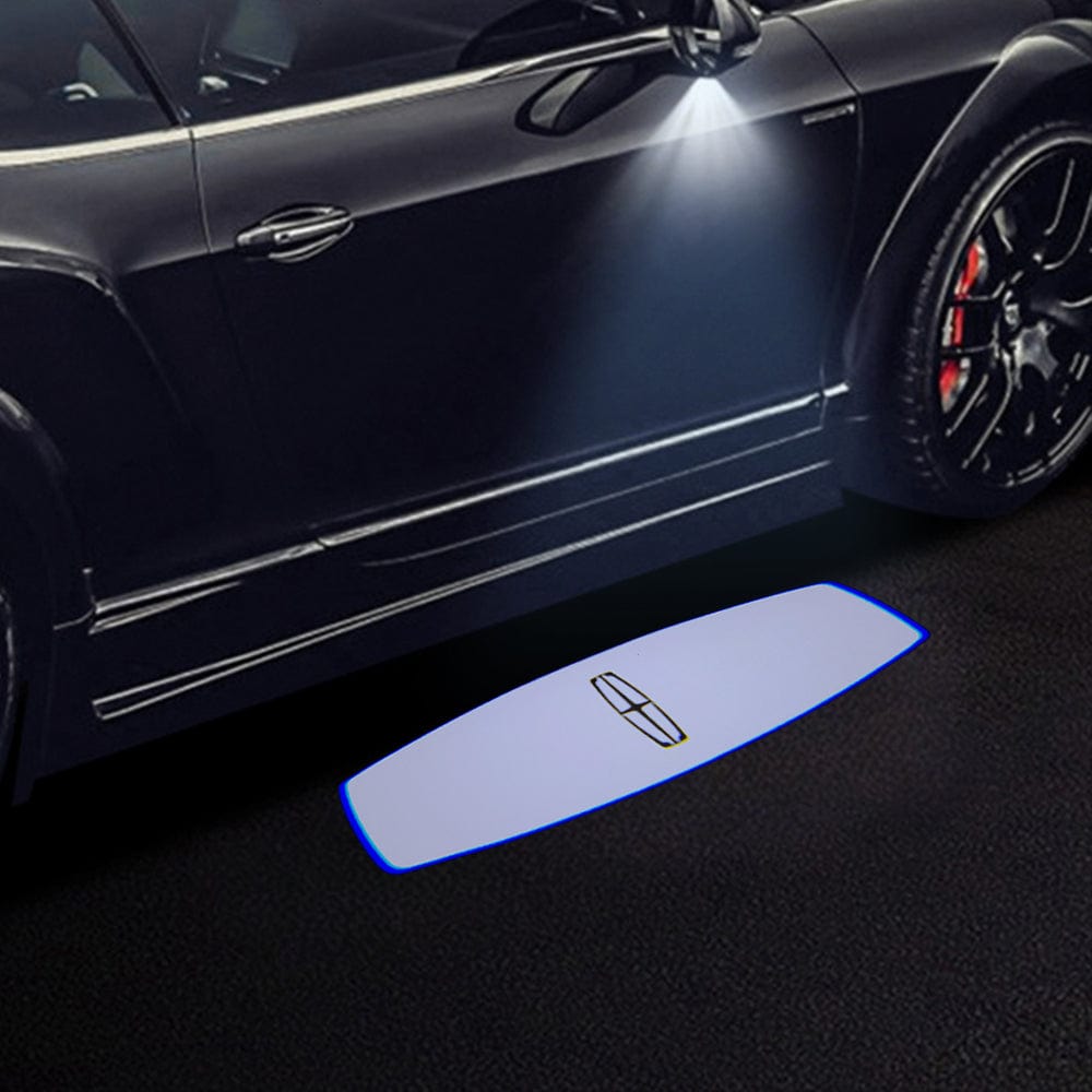 Lincoln MKS 1st Gen D385 Premium Side Wing Mirror Puddle Lights Various Designs 2009-2013