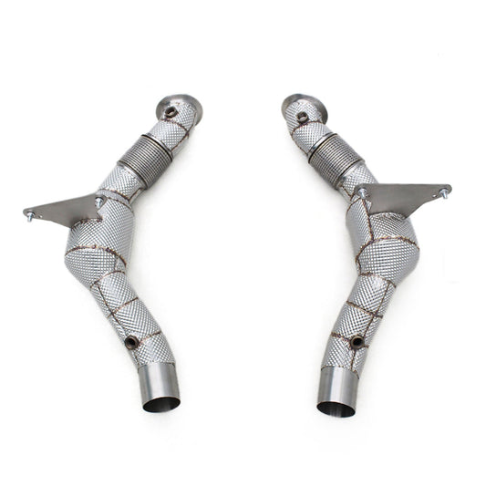 High Flow Catted Downpipe for Ferrari 488 3.9T V8 GTB Pista Spider