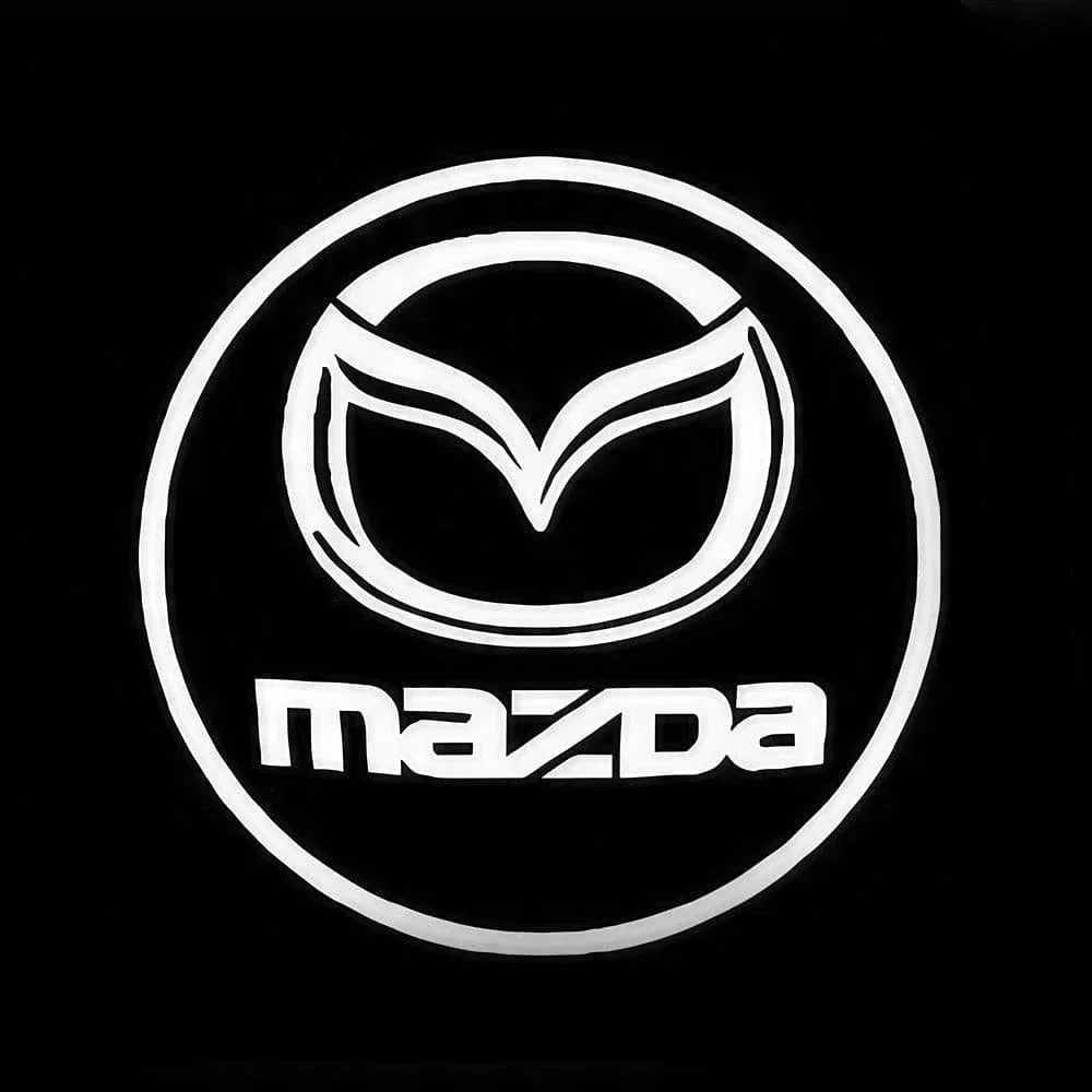Mazda 3 Door Stick On Puddle Lights Various Designs 2003-2026