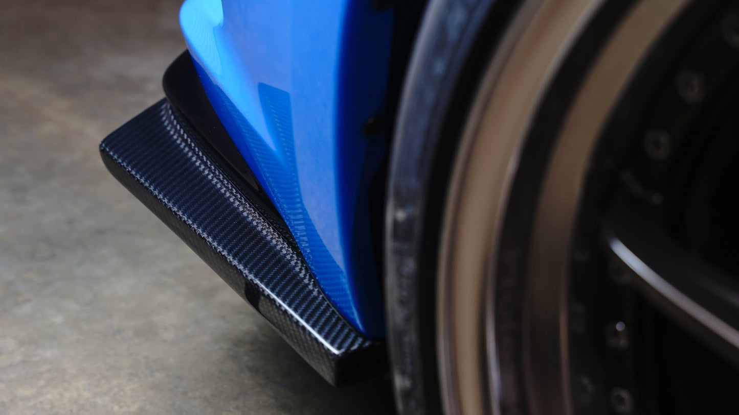 Carbon Fiber Honda FL5 Civic Type R Rear Bumper Skirts 2023 - Current