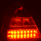 Mercedes Benz C-Class (202) Chrome Clear LED Taillights Set (1996-2000)