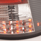 Mercedes Benz C-Class (203) Sedan Black LED Taillights Set (2005-2007)
