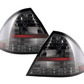 Mercedes Benz C-Class (203) Sedan Chrome Smoke LED Taillights Set (2005-2007)