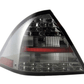 Mercedes Benz C-Class (203) Sedan Chrome Smoked LED Taillights Set (2001-2004)