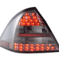Mercedes Benz C-Class (203) Sedan Chrome Smoked LED Taillights Set (2001-2004)
