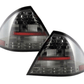 Mercedes Benz C-Class (203) Sedan Chrome Smoked LED Taillights Set (2001-2004)