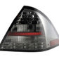 Mercedes Benz C-Class (203) Sedan Chrome Smoked LED Taillights Set (2001-2004)