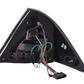 Mercedes Benz C-Class (203) Sedan Chrome Smoked LED Taillights Set (2001-2004)