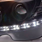 Mercedes Benz C-Class (204) Black LED Headlights with Daytime Running Lights (2007-2010)