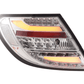 Mercedes Benz C-Class (204) Chrome Clear LED Taillights Set (2007-2011)