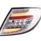 Mercedes Benz C-Class (204) Chrome Clear LED Taillights Set (2012-2014)