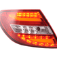 Mercedes Benz C-Class (204) Red LED Taillights Set (2007-2011)
