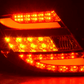 Mercedes Benz C-Class (204) Red LED Taillights Set (2007-2011)