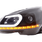 Mercedes-Benz C-Class W204 Black LED Headlights (2011-2014)