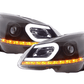 Mercedes-Benz C-Class W204 Black LED Headlights (2011-2014)