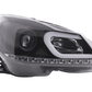 Mercedes-Benz C-Class W204 Black LED Headlights (2011-2014)