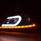 Mercedes-Benz C-Class W204 Black LED Headlights (2011-2014)