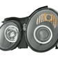 Mercedes Benz CLK (208) Black Headlight Set  (1998-2002)