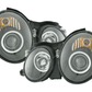 Mercedes Benz CLK (208) Black Headlight Set  (1998-2002)