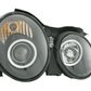 Mercedes Benz CLK (208) Black Headlight Set  (1998-2002)