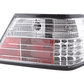 Mercedes-Benz E-Class (124) Limo/Sedan Clear LED Tail Lights (1985-1996)