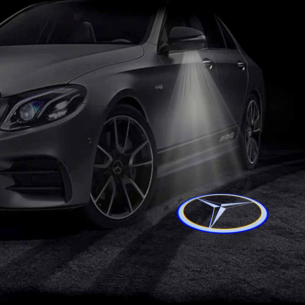 Mercedes-Benz C-Class 3rd Gen W204/C204/S204 Premium Side Wing Mirror Puddle Lights Various Designs 2007–2014