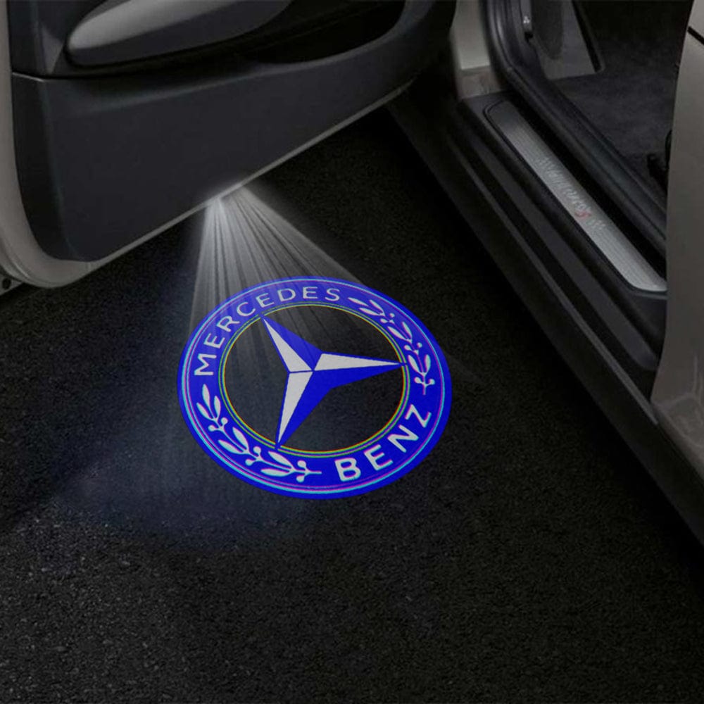 Mercedes-Benz C-Class 4th Gen C205 Premium Door Puddle Lights Various Designs 2017-2023