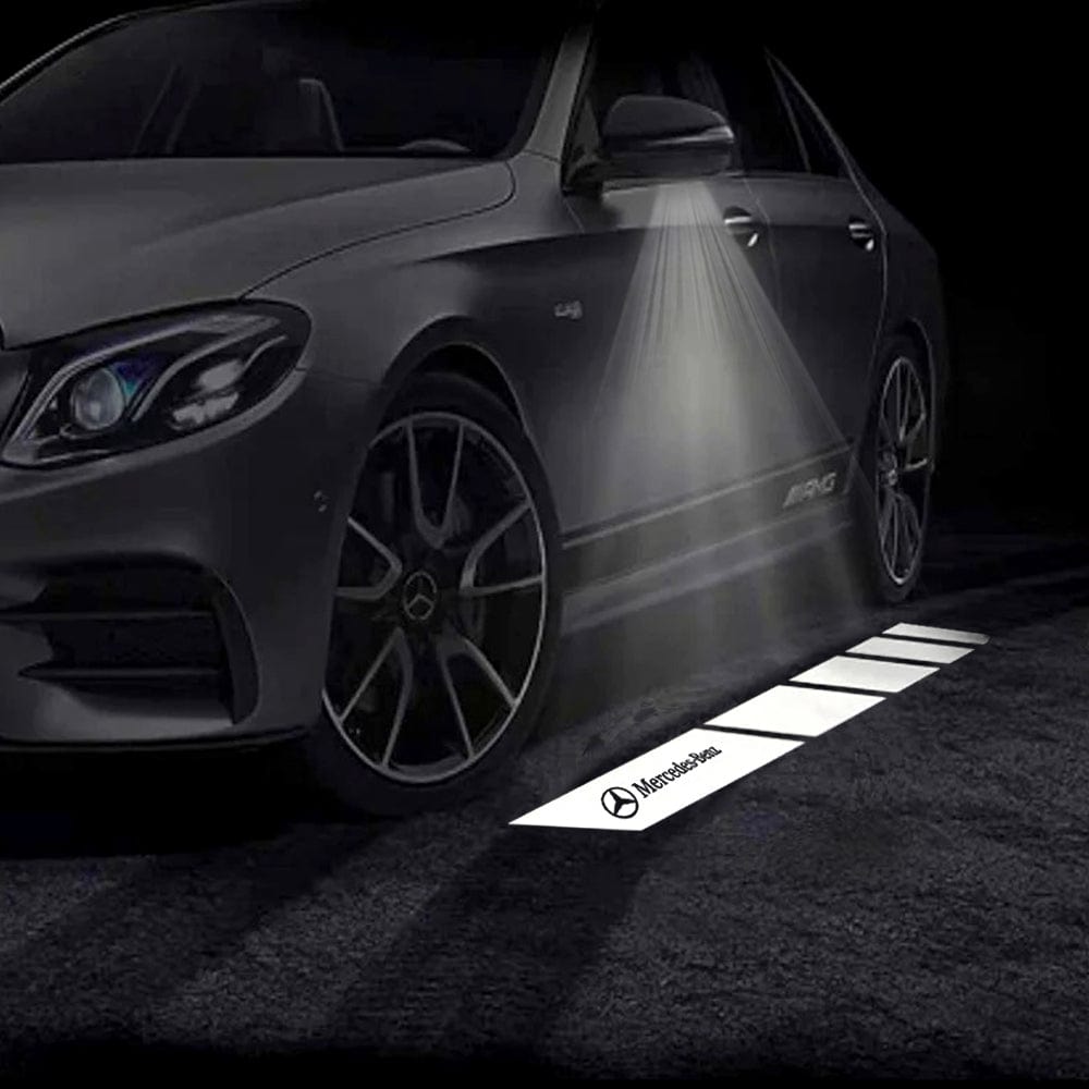 Mercedes-Benz CLS-Class 2nd Gen C218/X218 Premium Side Wing Mirror Puddle Lights Various Designs 2012–2015