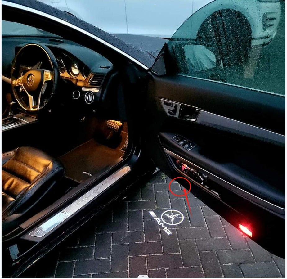 Mercedes-Benz E-Class 5th Gen C238 Coupe 2 Doors Premium Door Puddle Lights Various Designs 2018-2023