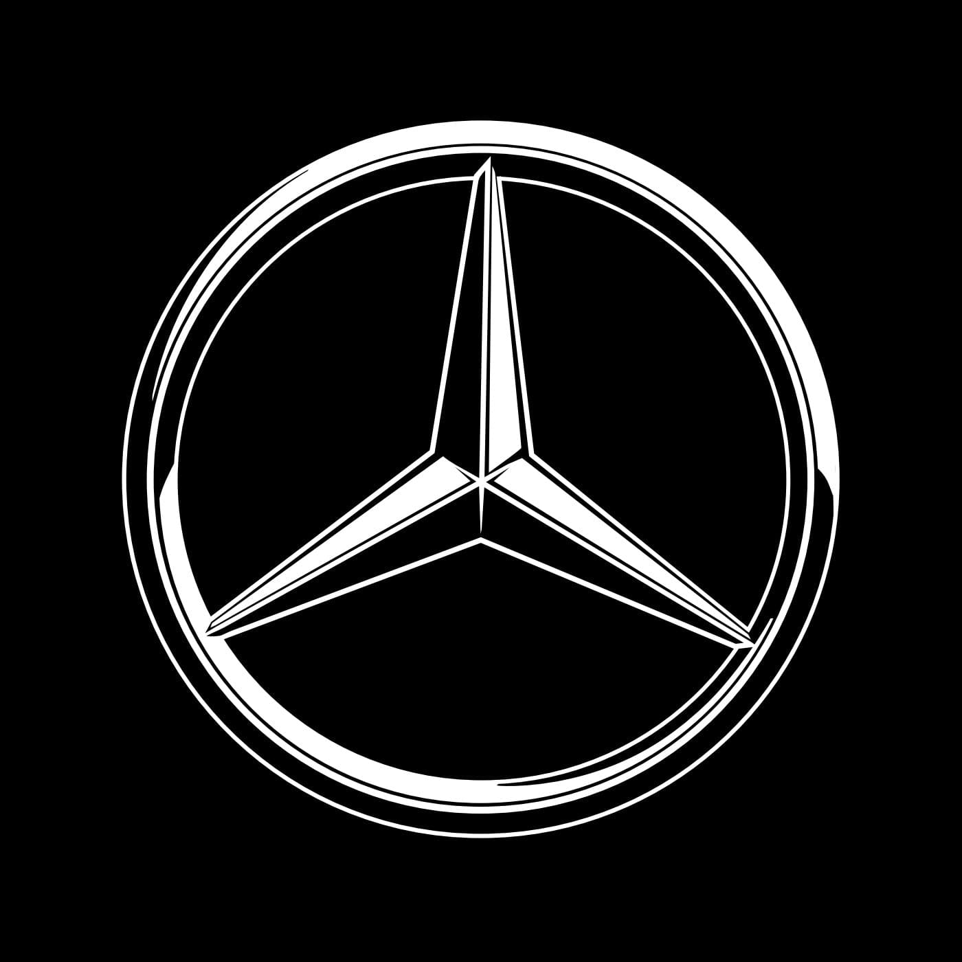 Mercedes-Benz Maybach 57 W240 Premium Door Puddle Lights Various Designs 2002-2012