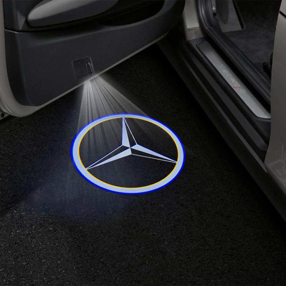 Mercedes-Benz GLE 1st Gen W163 Door Stick On Puddle Lights Various Designs - 1998–2005