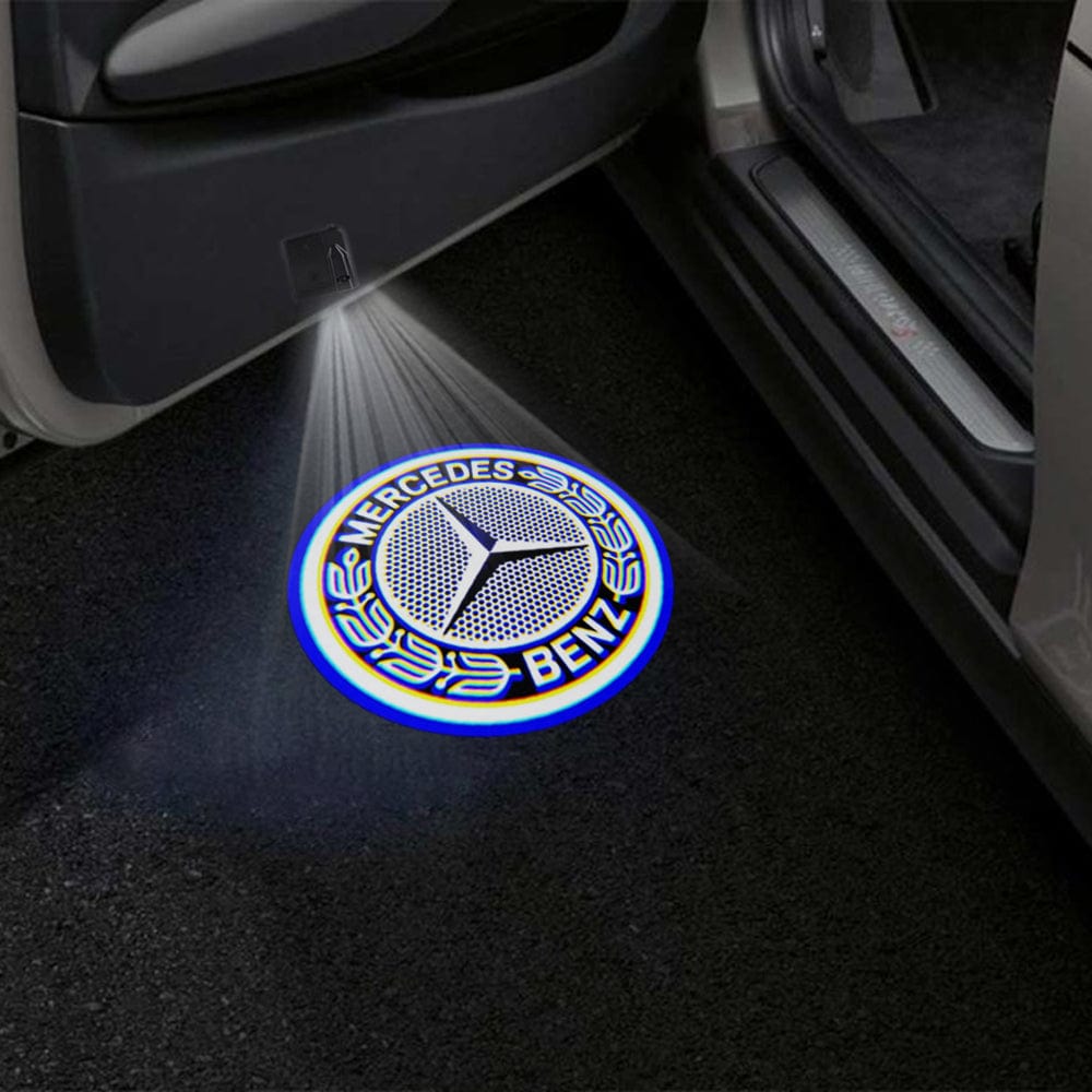 Mercedes-Benz GLE 1st Gen W163 Door Stick On Puddle Lights Various Designs - 1998–2005