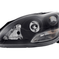 Mercedes Benz S-Class (220) Black Headlight Set (1998-2001)