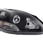 Mercedes Benz S-Class (220) Black Headlight Set (1998-2001)