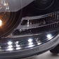 Mercedes Benz S-Class (220) Black LED Headlights with Daytime Running Lights (2002-2005)