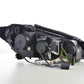 Mercedes Benz S-Class (221) Black LED Headlights with Daytime Running Lights (2005 - 2009)