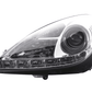 Mercedes Benz SLK (171) Chrome LED Headlights with Daytime Running Lights (2004-2011)