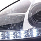 Mercedes Benz SLK (171) Chrome LED Headlights with Daytime Running Lights (2004-2011)