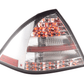 Mercedes W203 Chrome Clear LED Tail Lights (2001-2004)