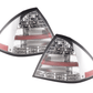 Mercedes W203 Chrome Clear LED Tail Lights (2001-2004)