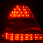 Mercedes W203 Chrome Clear LED Tail Lights (2001-2004)