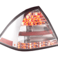 Mercedes W203 Chrome Clear LED Tail Lights (2005-2007)