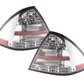 Mercedes W203 Chrome Clear LED Tail Lights (2005-2007)